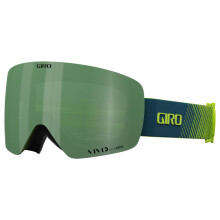 Gafas de esqu de contorno de giro - gafas de snowboard para hombres y mujeres - correa de correa de lima con envidia vvida/lentes infrarrojos vvid