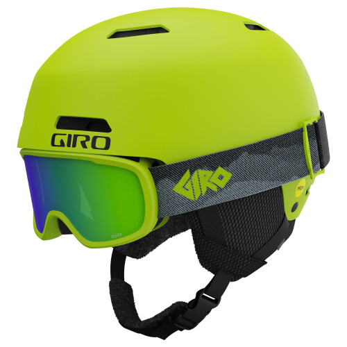 Giro Giro Crue MIPS Kinder Schneehelm Goggle Combo Ano Lime XS (48,552 cm)