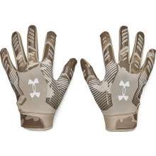 Under Armour Boys F9 Novelty Football Gloves (289) Khaki Base / / White Medium