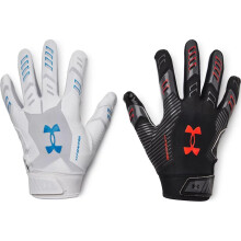 Under Armour Boys F9 Novelty Football Gloves (100) Valkoinen/Musta/Atomic Small
