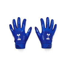 Under Armour Miesten F9 Nitro -jalkapallohanskat (400) Royal/Capri/Metallic Silver Small
