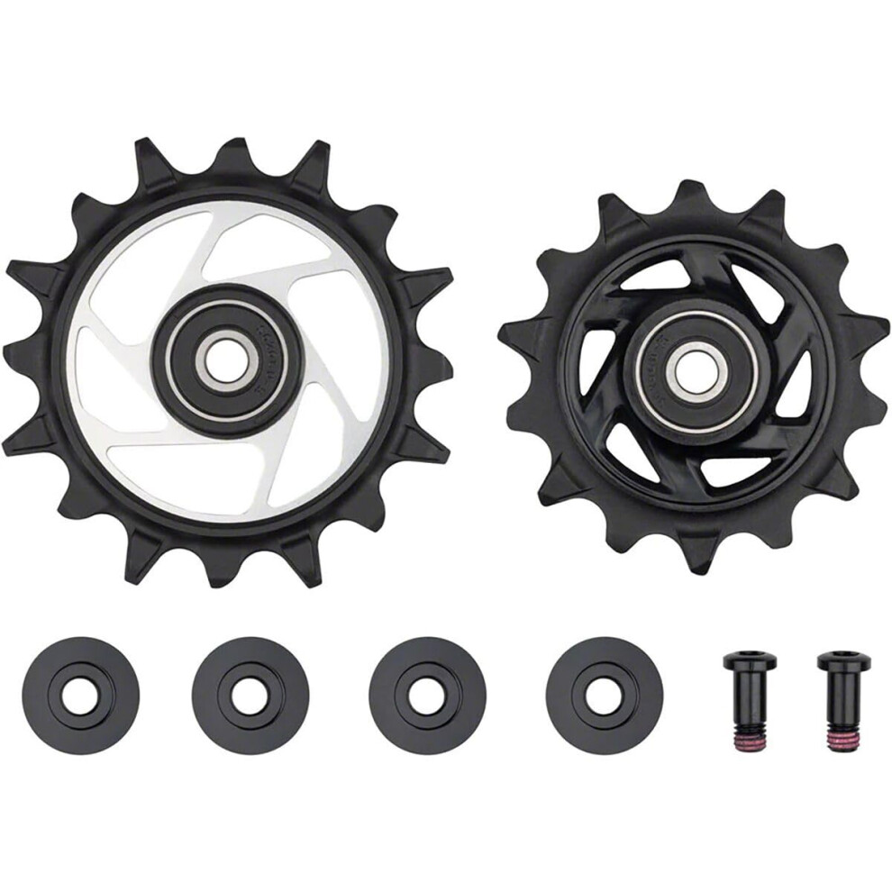 Sram Xx Sl Eagle Ttype Axs Rear Derailleur Pulley Kit 14T Upper And 16T Lower Silver