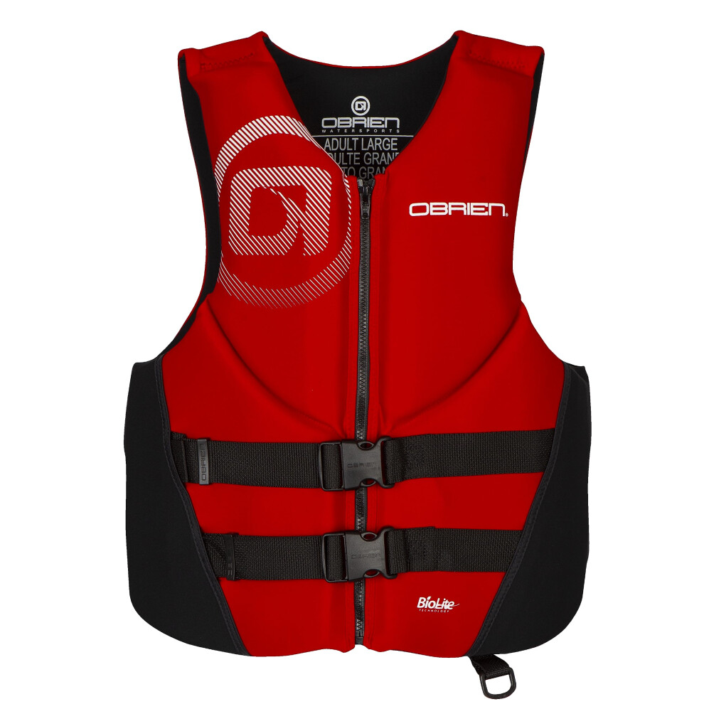 O'Brien maschile neoprene USCGA Life Jacket rossa grande