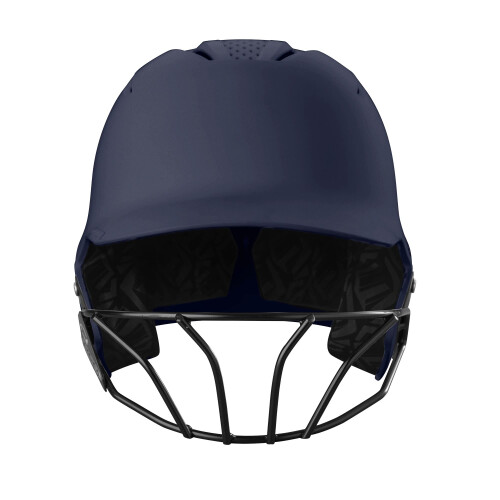 EvoShield XVT 2.0 Matte Batting Helmet with Facemask - Navy X-Small 1