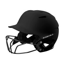 Matowy helm do odbijania EvoShield XVT 2.0 z maska na twarz - czarny X-Small