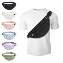 Frenou Large Fanny Pack pro eny a mue Crossbody kabelka Crossbody kabelka s nastavitelnm popruhem Na cestovn Beh Pe turistika Chuze Cvicen Ce