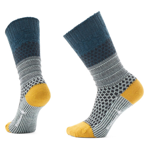 Smartwool Smartwool Chaussettes unisexes Everyday Popcorn Cable Crew Vert givr Taille M