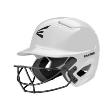 Eastona | Kask do odbijania ALPHA 3.0 z maska | Baseball / Fastpitch Softball | Duzy/Bardzo duzy | Bialy