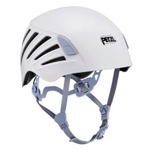 Capacete durvel feminino PETZL BOREA com proteo superior e lateral aprimorada S/M lils branco