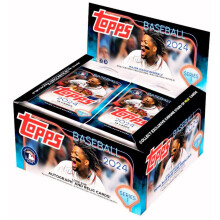 2024 Topps Series 1 Baseball Retail Display Box 20 Packungen pro Box Mittelblau