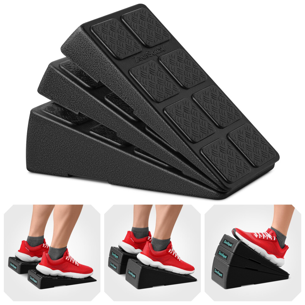 Squat Wedge Squat Wedge Block 520 LBS Weight Capacity Slant Board for Calf Stretching Calf Stretcher Slant Board yoga blocks