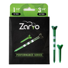 Zario Plastic Golf Tees 50 Pack Lange 3 1/4 Inch & Short 1 1/2 Inch N?sten Unbeakable til m?nd og kvinder - (gr?n)