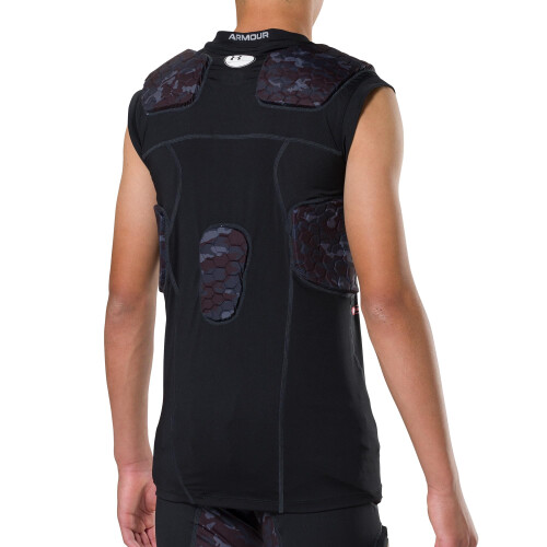 Under Armour Gameday Armor Pro 5-Pad Top Nov YTH Black Camo XL 1