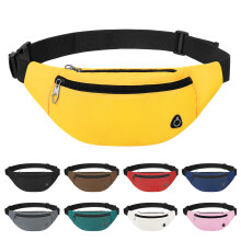Frenou Fanny Pack pro eny a mue Crossbody kabelka Crossbody kabelka s nastavitelnm popruhem Na cestovn Beh Pe turistika Chuze Cvicen lut