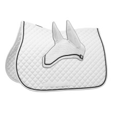 Equinavia Voss All Purpose Saddle Pad e cofano set per cavalli - Bianco/nero - Cavallo