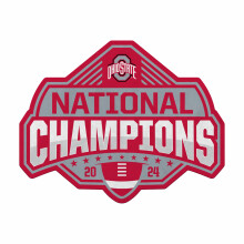 Rico Industries NCAA Ohio State Buckeyes 2025 Kampioen Pennant - Woonkamer Decoratie