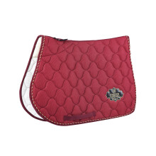 Harrison Howard General Purpose Cavallo Saddle Pad English All Purpose Saddle per cavalli Amparendo il supporto per la cavalcata Borgogna Borgogna