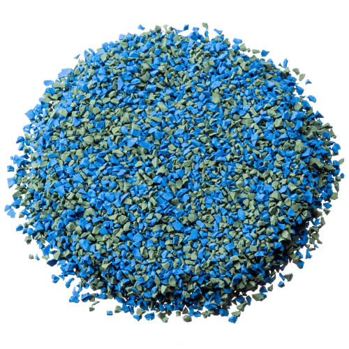 Fast Patch Reparaturset für Gummispielplatzbelag (Blau/Grün, Klein)