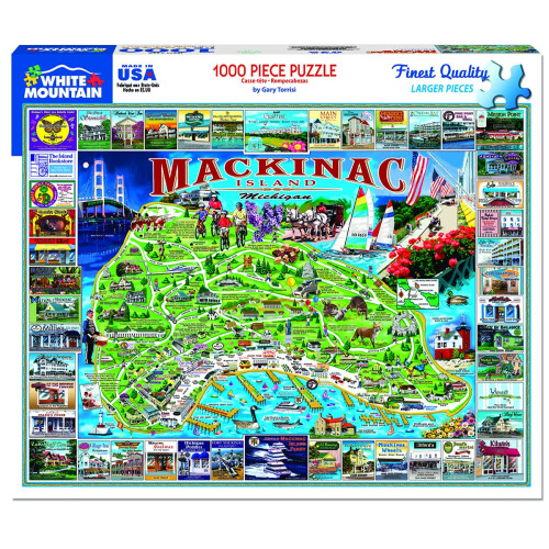 WHITE MOUNTAIN Puzzle White Mountain MacKinac - 1000 pezzi puzzle 1