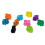 10 Piece Domino Train Markers (Random colors) 2