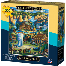 Puzzle Dowdle Parc national de Yellowstone 500 pices