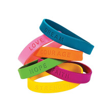 Fun Express Inspirational Sayings Armb?nd (24 styk) (assorterede farver)