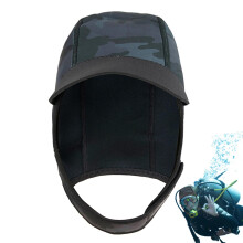 Neoprene Dive Hood, 2mm Stretchable Surf Cap for Water Sports, Professional Snorkeling and Surfing Headwear for Winter