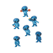 Fun Express Vinyl Aliens (48 pices) Jouets de personnages Personnages en vinyle Produits de manipulation en classe Compteurs ou incitations