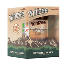 YAHTZEE Nemzeti Parkok Travel Edition | Klasszikus Yahtzee kockajtk nemzeti parkok tmjval | Tkletes utazsi jtk csaldoknak | nnepelje az A