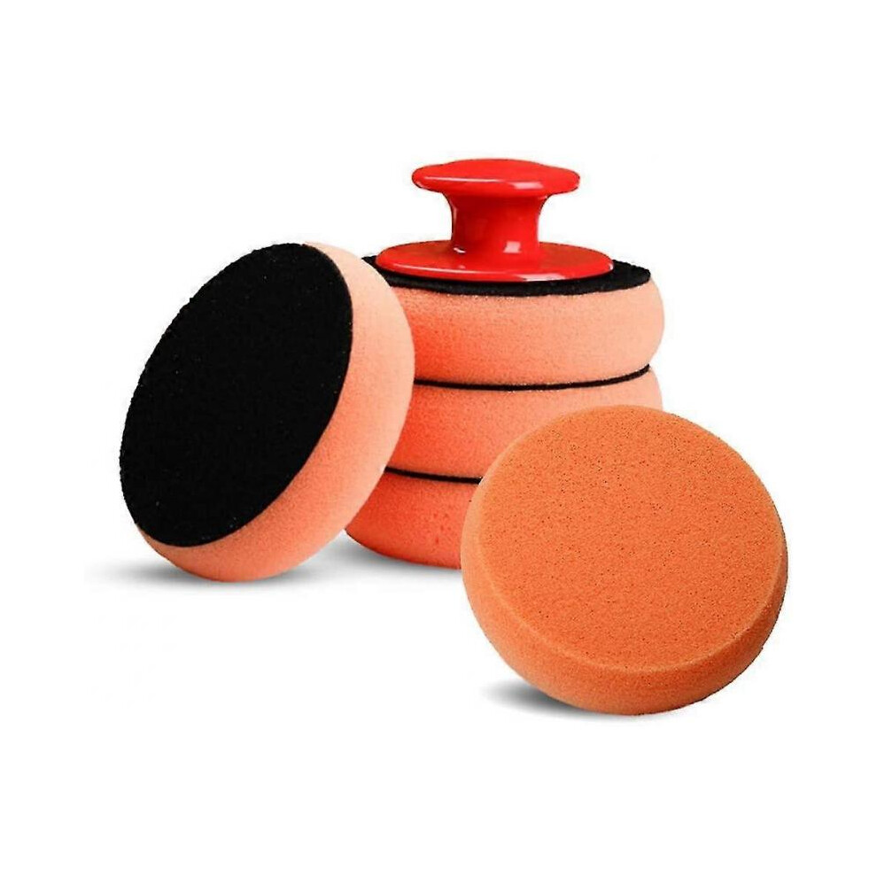 5 Pieces Car Wax Applicator Pads, Microfiber Applicator Polishing Pad