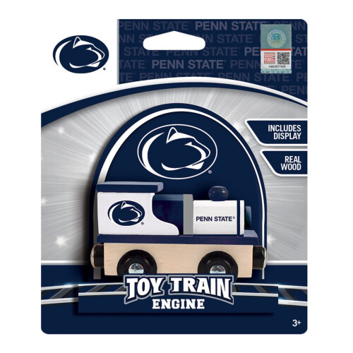 Masterpieces NCAA Penn State Nittany Lions Real Wood Toy Train Engine 1