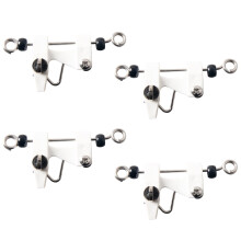 Adjustable Downrigger Release Clips 4 Pack Heavy Tension Adjustable Tension for Outriggers Fishing Accessories