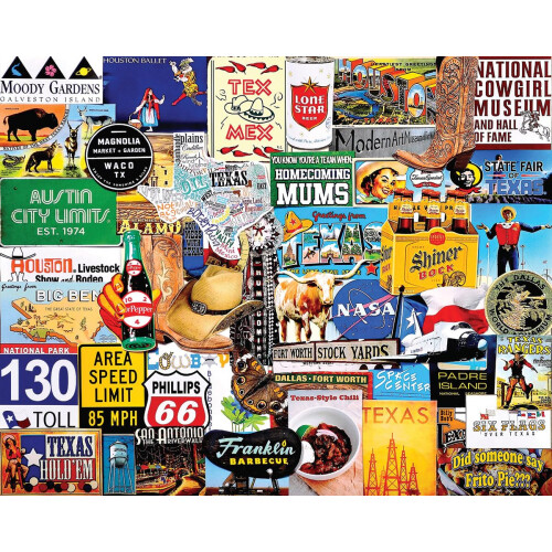 WHITE MOUNTAIN Puzzle White Mountain Kocham Teksas, 1000 elementw