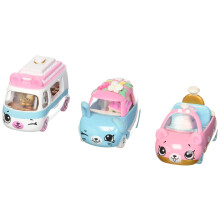 Shopkins Cutie Car S3 3 Pack-Asst 1 lasten lelu