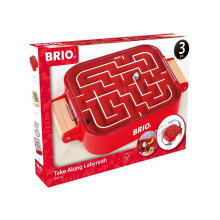 BRIO - 34100 Labyrint Take Along | Zbavn cestovn verze klasick labyrintov hry pro deti od 3 let