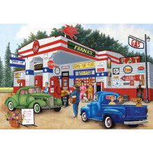 Stukjes en stukjes - Legpuzzel van 1000 stukjes voor volwassenen - Frank's vriendelijke service - Americana Summer Jigsaw Puzzle van kunstenaar Kay L