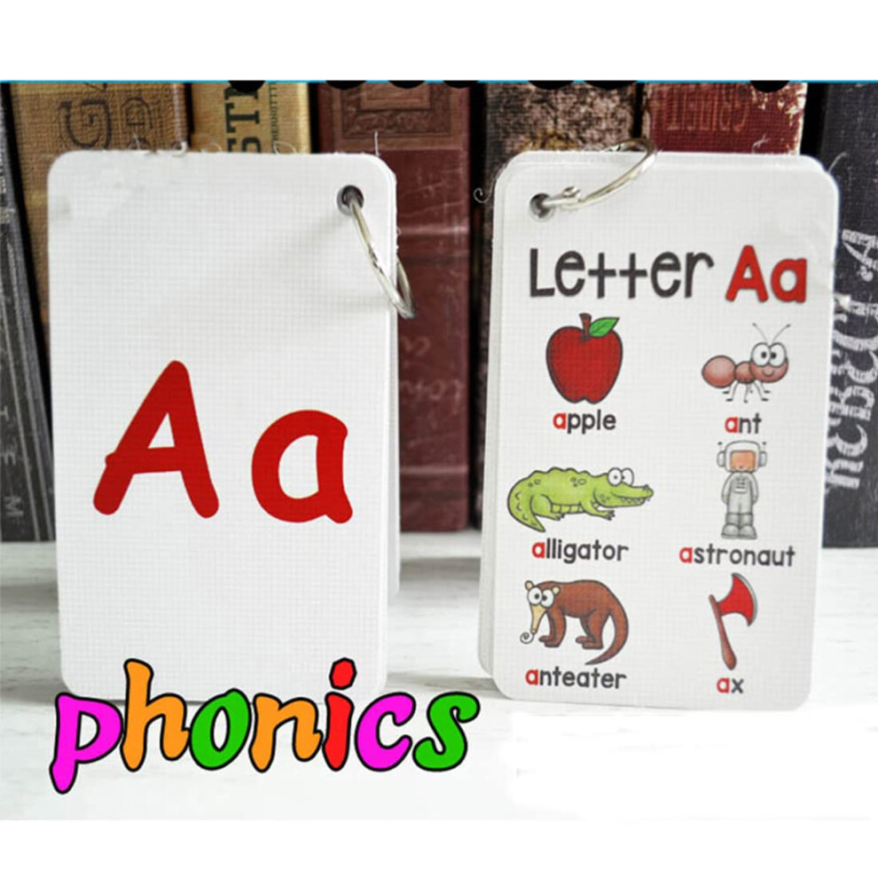Fogeal 26PCSSet ABC English Alphabet 26 Letters Child Flash Cards Baby Learning Toys Kids Gift PreKindergarten