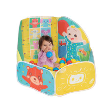 CoComelon Ballenbak met 15 Zachte Flex Ballen Pop- en Speelarena voor Baby Peuter Baby Jongens & Meisjes [15 Ballen inbegrepen]