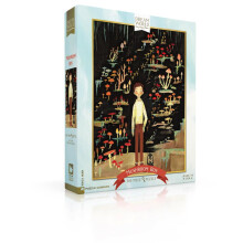 New York Puzzle Company - Dream World Mushroom Boy - 500 Piece Jigsaw Puzzle for Adults by Emily Winfield Martin