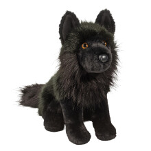 Douglas Vilkas Zwarte Wolf Pluche Knuffeldier