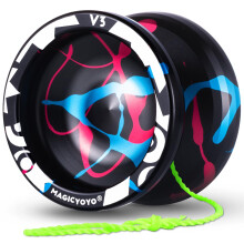 MAGICYOYO V3 Yoyo Professionell Reaktions-Yoyo für Kinder, Unresponsive Yoyo für Erwachsene, Metall Yoyo + 12 Yoyo-Schnüre