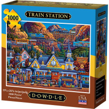 Puzzle Dowdle - Gare - 1000 pices