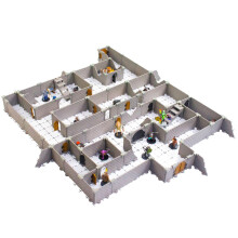 Rogue Dungeon Set - Mini Dungeon Castle Cavern DND-terr?n til RPG'er p? bord Dungeons & Dragons Pathfinder War Gaming og mere! af DCD (100+stk 3,