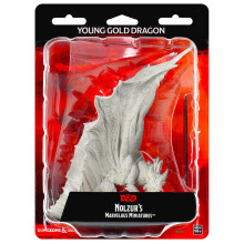 D&D Nolzurs vidunderlige miniaturer: Young Gold Dragon