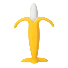 Nuby Uklidňující kousátko banán, žluté, 5 palců (balení 1)