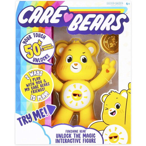 Care Bears Figurine interactive  collectionner Care Bears Funshine Bear