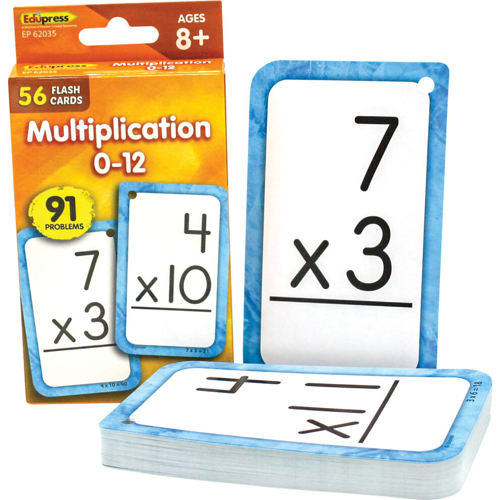 Photos - Educational Toy MULTIPLICATION 0-12 FLASH CARDS
