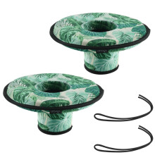Neopren schwimmender Getränkehalter Pool Getränkehalter für Poolparty Hot Tub (Mittelgröße (2 P)