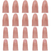 ANCIRS 20 Pcs Dedo Magic Trick 2 Tamanhos Falso Macio Thumb Cover Prank Toy Tool para fazer objetos aparecerem/desaparecerem - Plstico