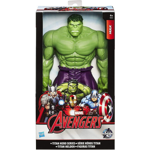 Hasbro Titans Hero Series Hulk Figura de ao de 12 polegadas de altura da Marvel Avengers 2